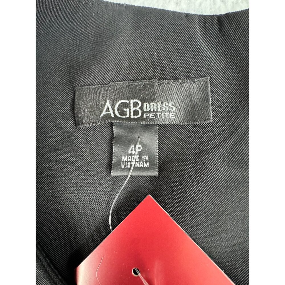 Womens 2-Piece Petite Dress Set By AGB W/Vibrant Jacket & Black Dress Office NWT - Picture 8 of 16